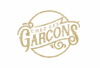 Logo doré Chez les Garçons, Bistrot Festif